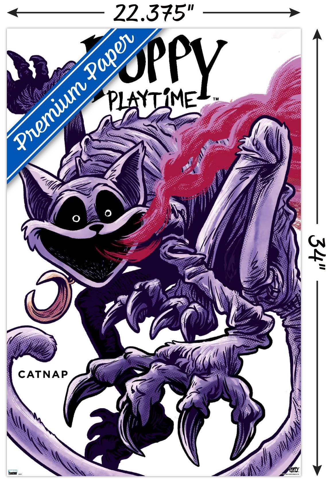 Amazon.com: Poppy Playtime - CatNap Feature Series Wall Poster