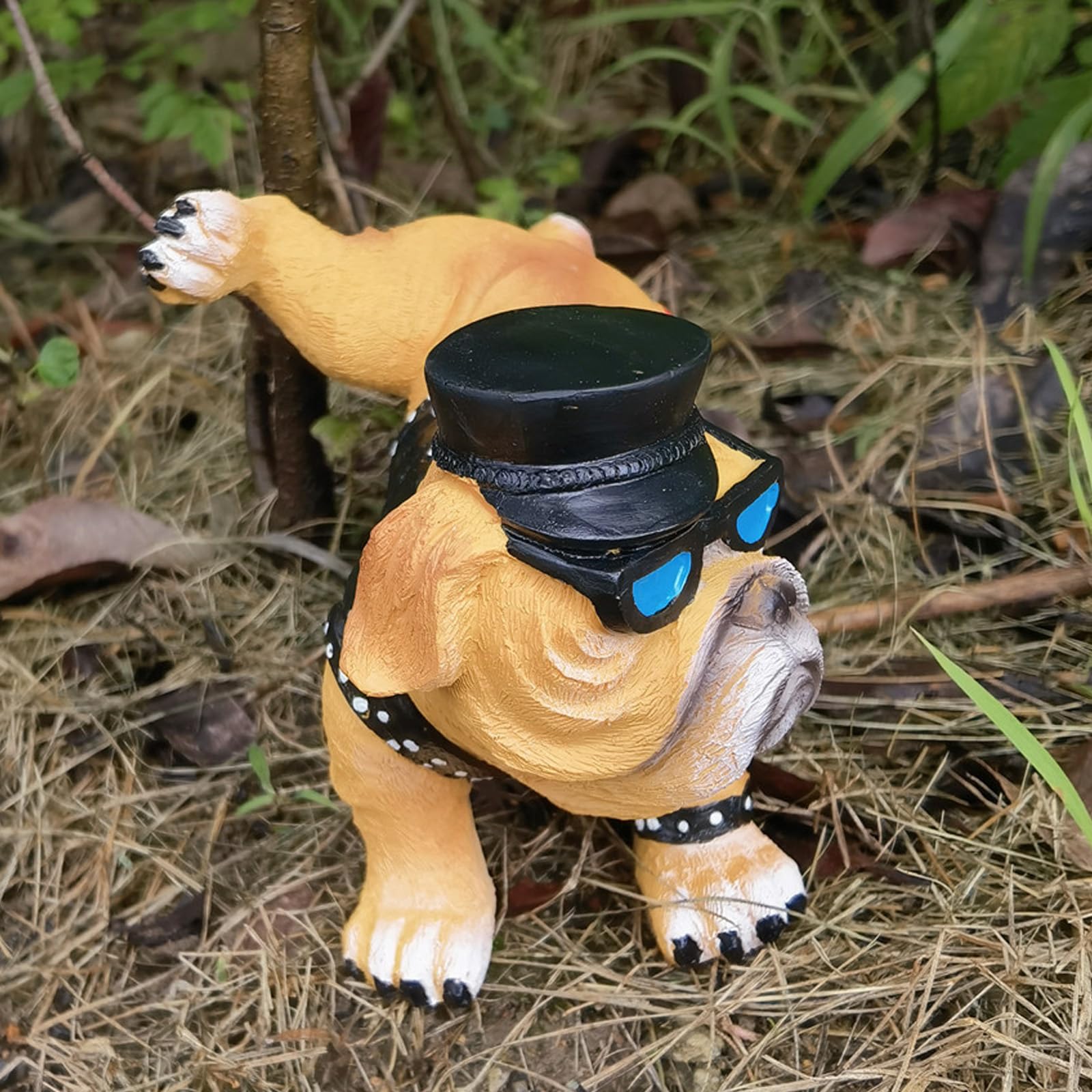 Amazon.com: FAYZSOWSR Funny Pirate Bulldog Garden Statue, Tough