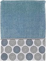 Vista 17 de Avanti Linens - Toalla de baño, toalla de algodón suave y absorbente (colección de círculos punteados, blanco)