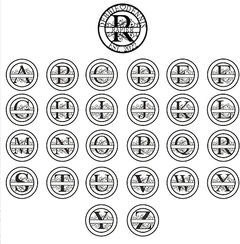 Miniatura 9 de Letrero de metal personalizado, letrero de nombre de metal, arte de pared de metal, decoración de pared con monograma, decoración de pared familiar,