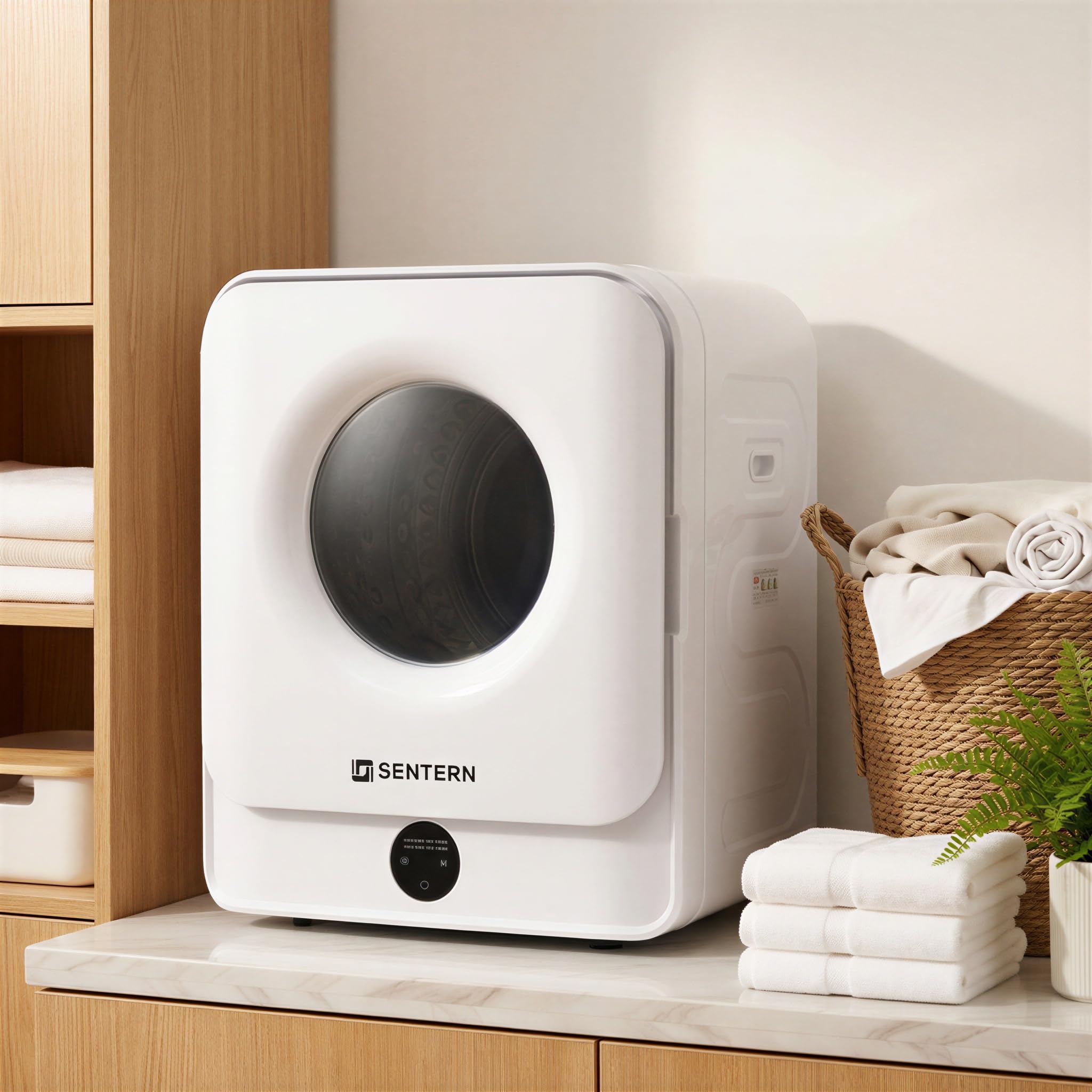 美品☆乾燥機能付き。 Amazon.co.jp: 森風ShinrinKaze ドラム式乾燥機 家庭用 亁燥容量4.5kg