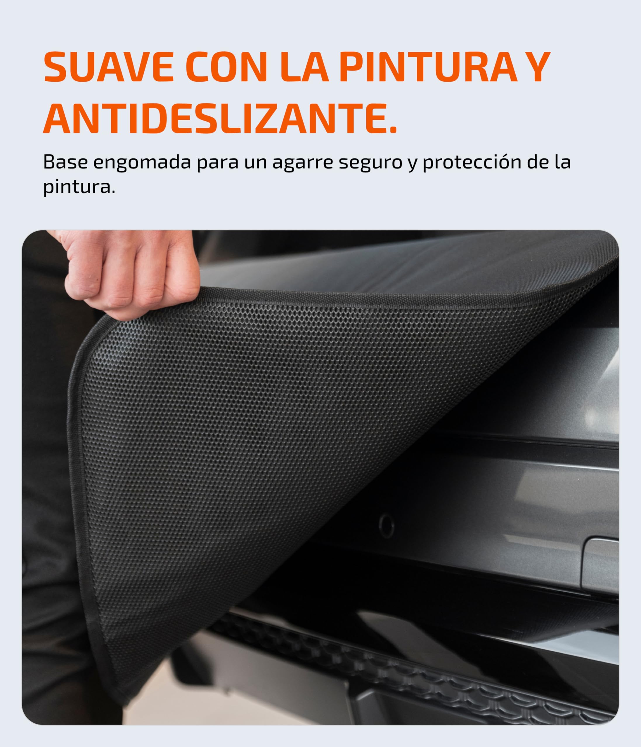LIONSTRONG Protector de Umbral Maletero [Acolchado e Impermeable] – Alfombrilla de Protección Universal para Coches Compactos a SUV – Protección Maletero Perros – Resistente Arañazos