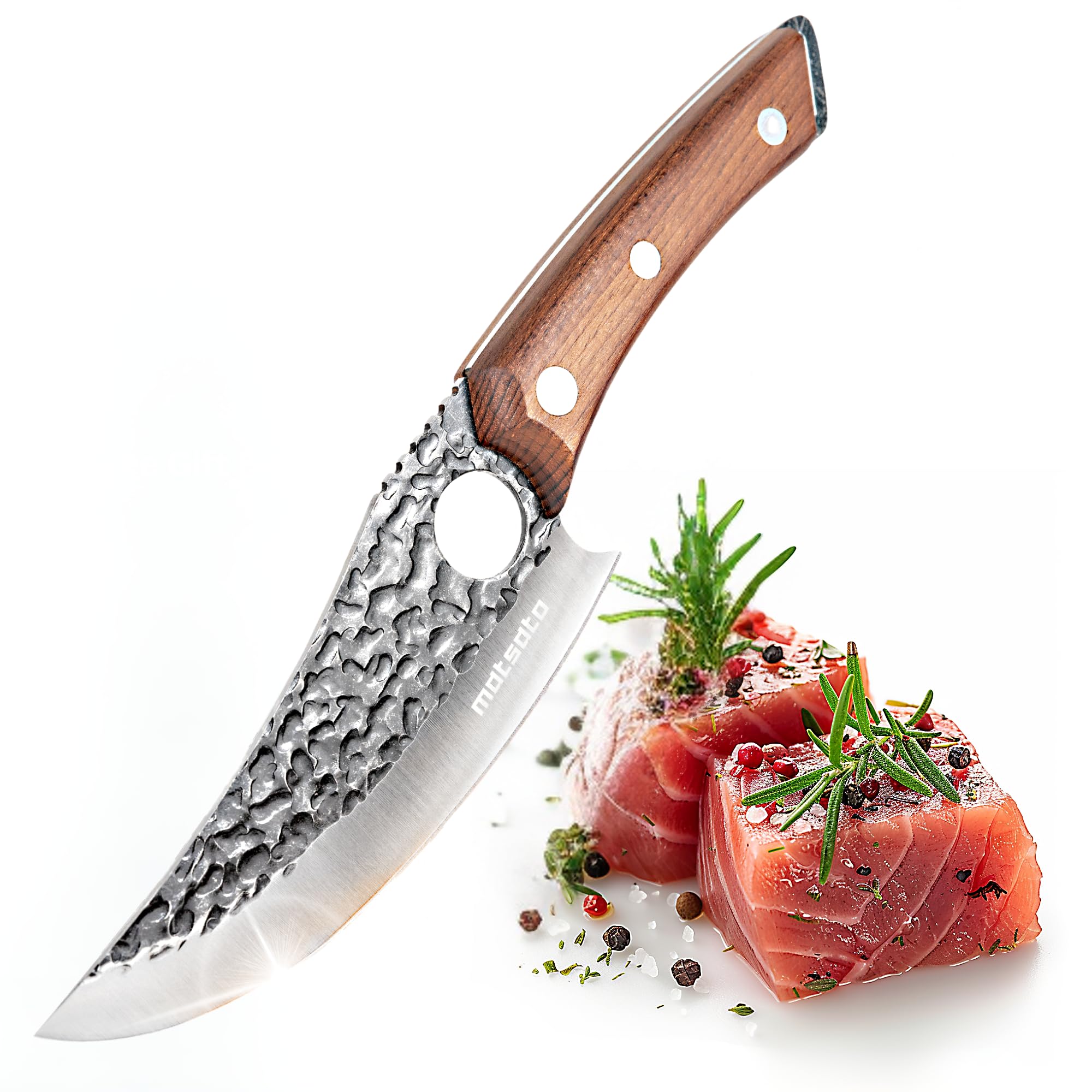 Matsato Chef Knife, Stainless Steel Kitchen Knives for Home. Designed for Balance and Control