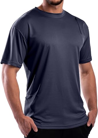 SCOTTeVEST Short Sleeve Performance T-Shirt for Men, 3 Pockets, for Travel