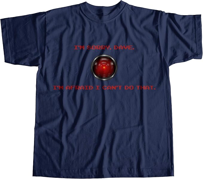 Sorry Dave HAL 9000 T-Shirt : Amazon.de 