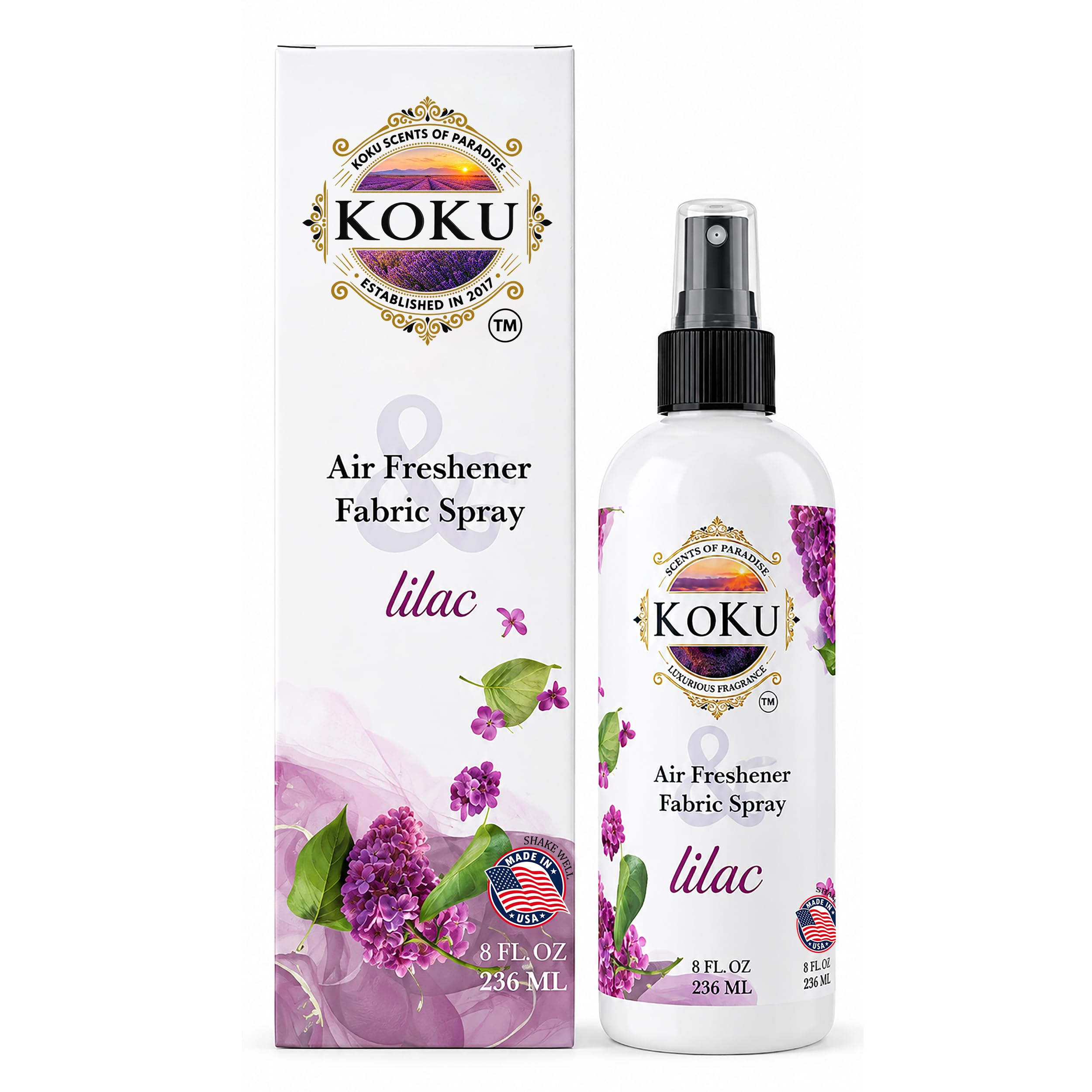 Amazon.com: KoKu Scents of Paradise Lilac Air Freshener, Room