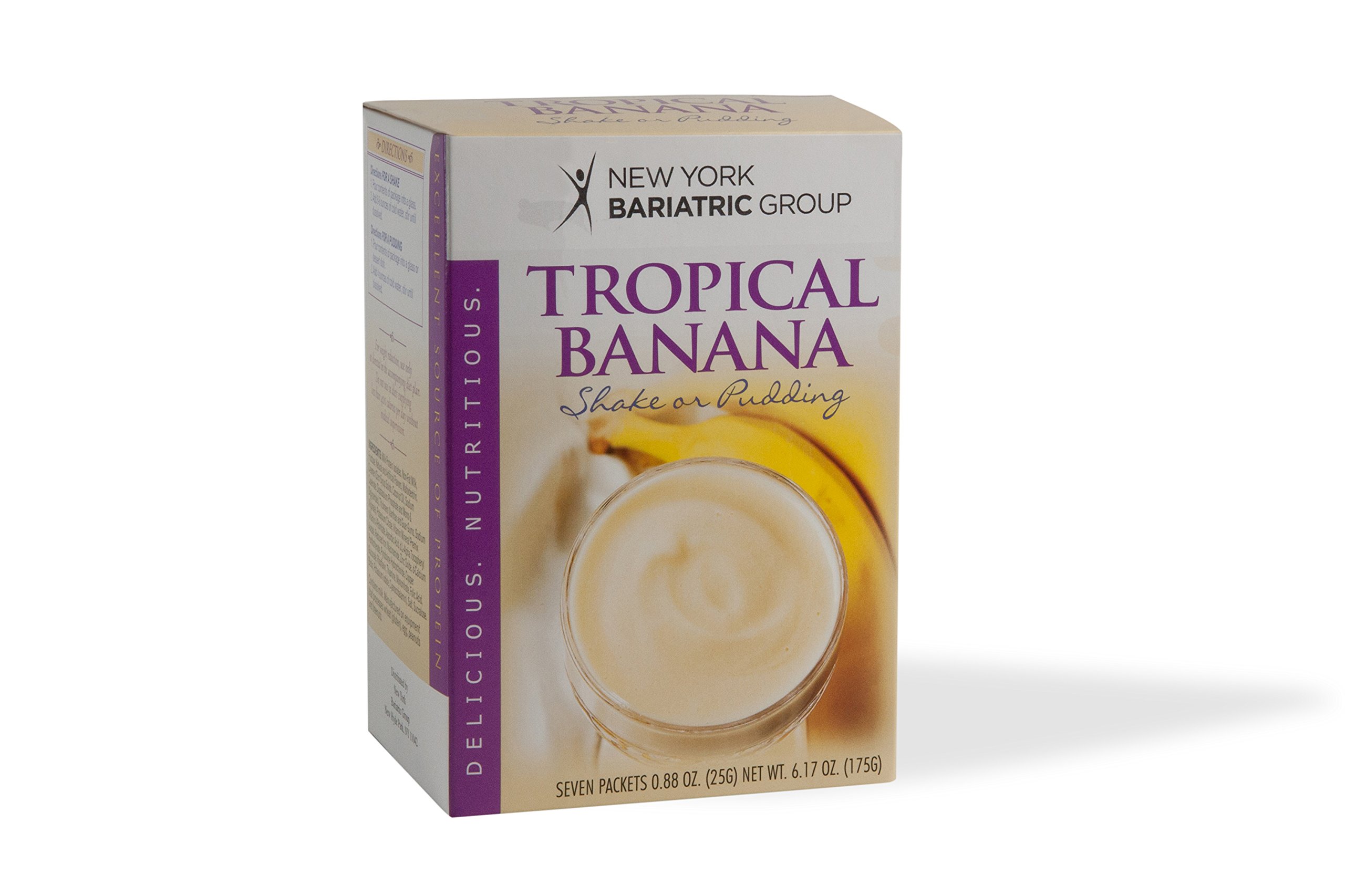 New York Bariatric Group Protein Shake Pudding - Banana - High Protein - Low Calorie - Low Carb
