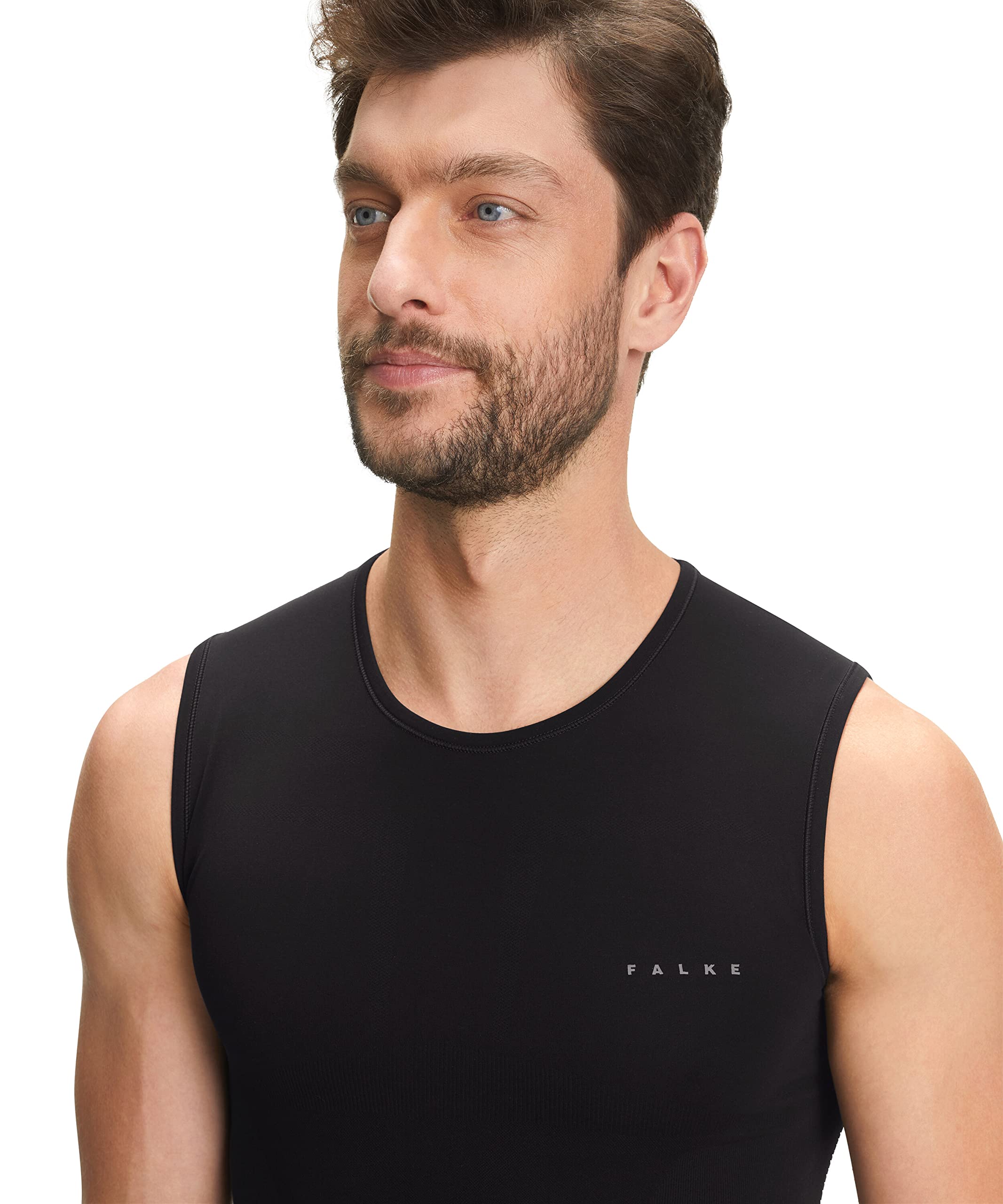 FALKE Singlet Feuchtigkeitsregulierend, Schnellste Rücktrocknung, Schutz bei milden bis kalten Außentemperaturen Tight fit Künstliche Fasern