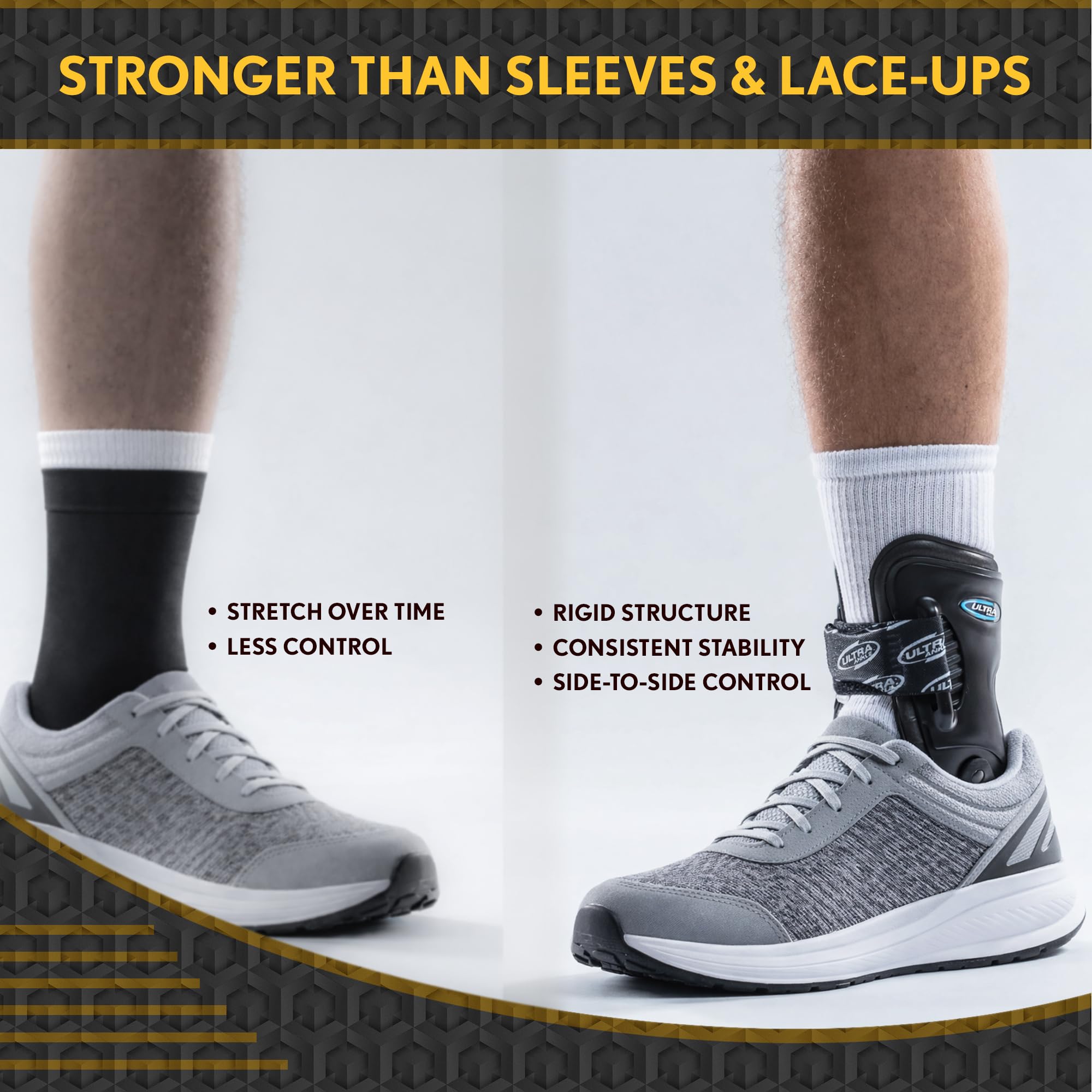 Ultra High-5 Rigid Ankle Brace Chronic Ankle Instability Boot Ready | Orthopedic Ankle Stabilizer Work Boots Hiking Boots Active Adults Daily Use Weak Ankles Rolling Ankles product thumbnail 5