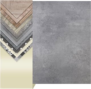 Primaflor PVC Bodenbelag Meterware TURVO - Stein Kanada, 2,00m x 3,00m, Vinyl-Boden in Betonoptik für Küche, Wohn- und Badezimmer, Hochwertige Auslegware, Anti-Rutsch Oberfläche