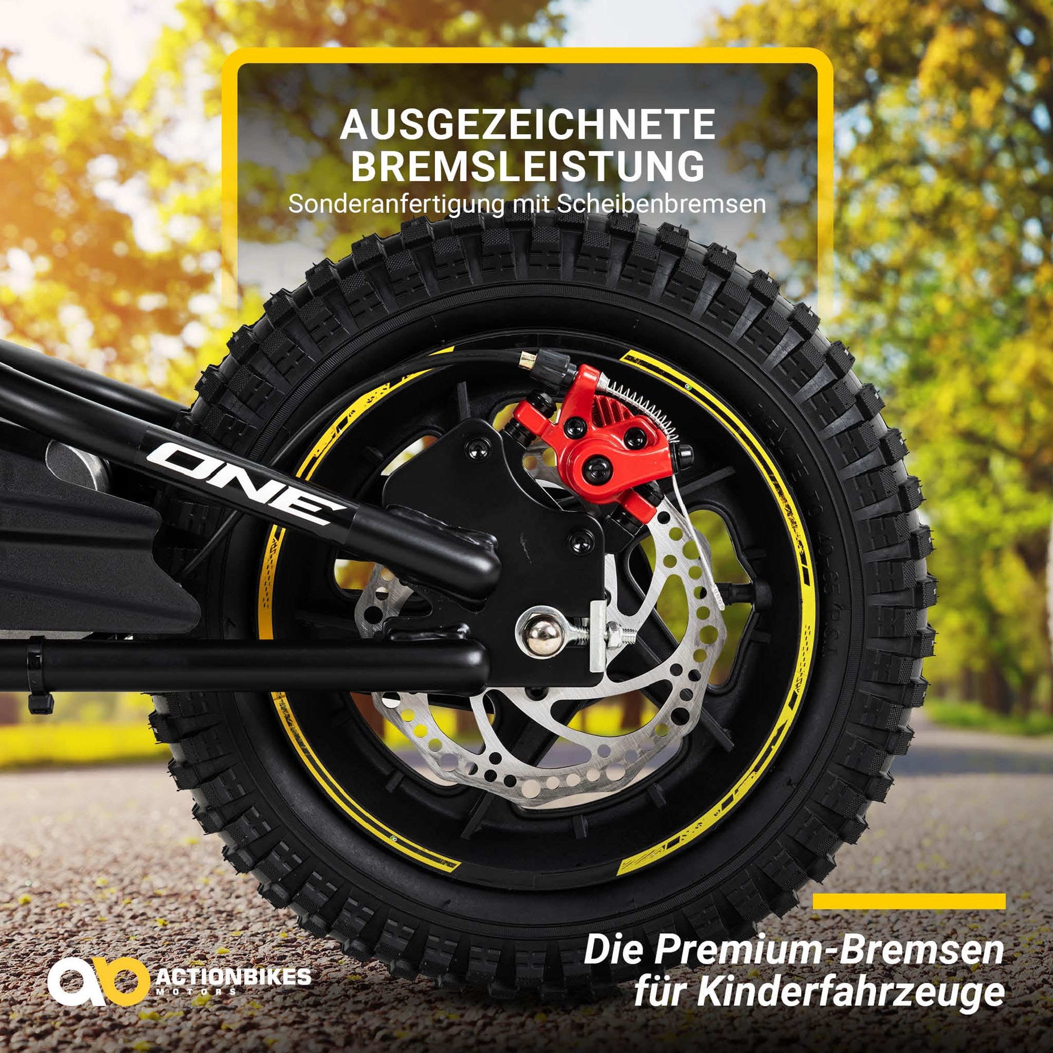Actionbikes Motors Kinder Balance Bike Elektrofahrrad | 12 16 Zoll Fahrrad - 250 Watt - Elektro Laufrad mit Scheibenbremsen - Kinder Elektrofahrzeug - Spielzeug ab 3 Jahren