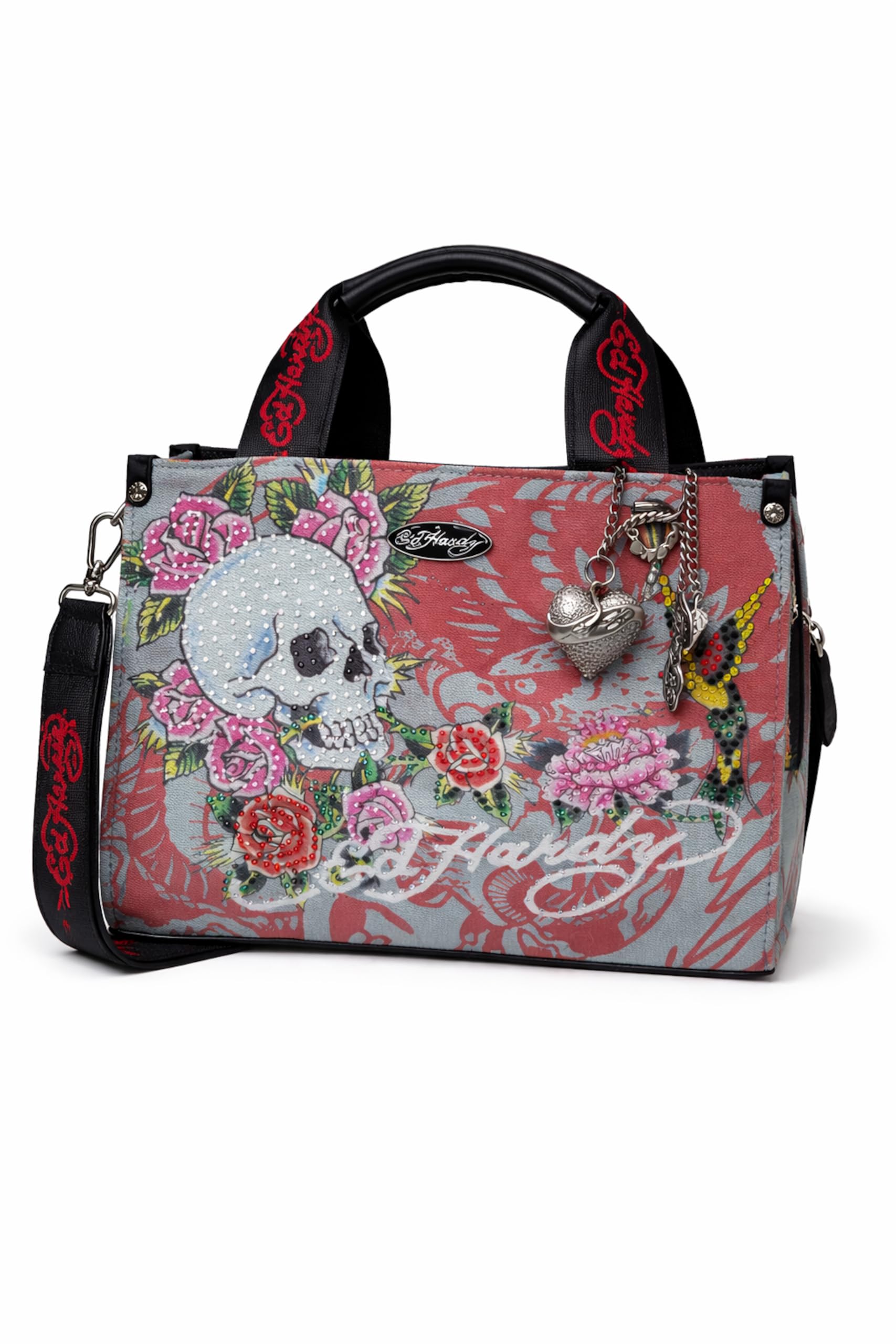 ED HARDY Women's Convertible Tote Bag (Denim Blue)