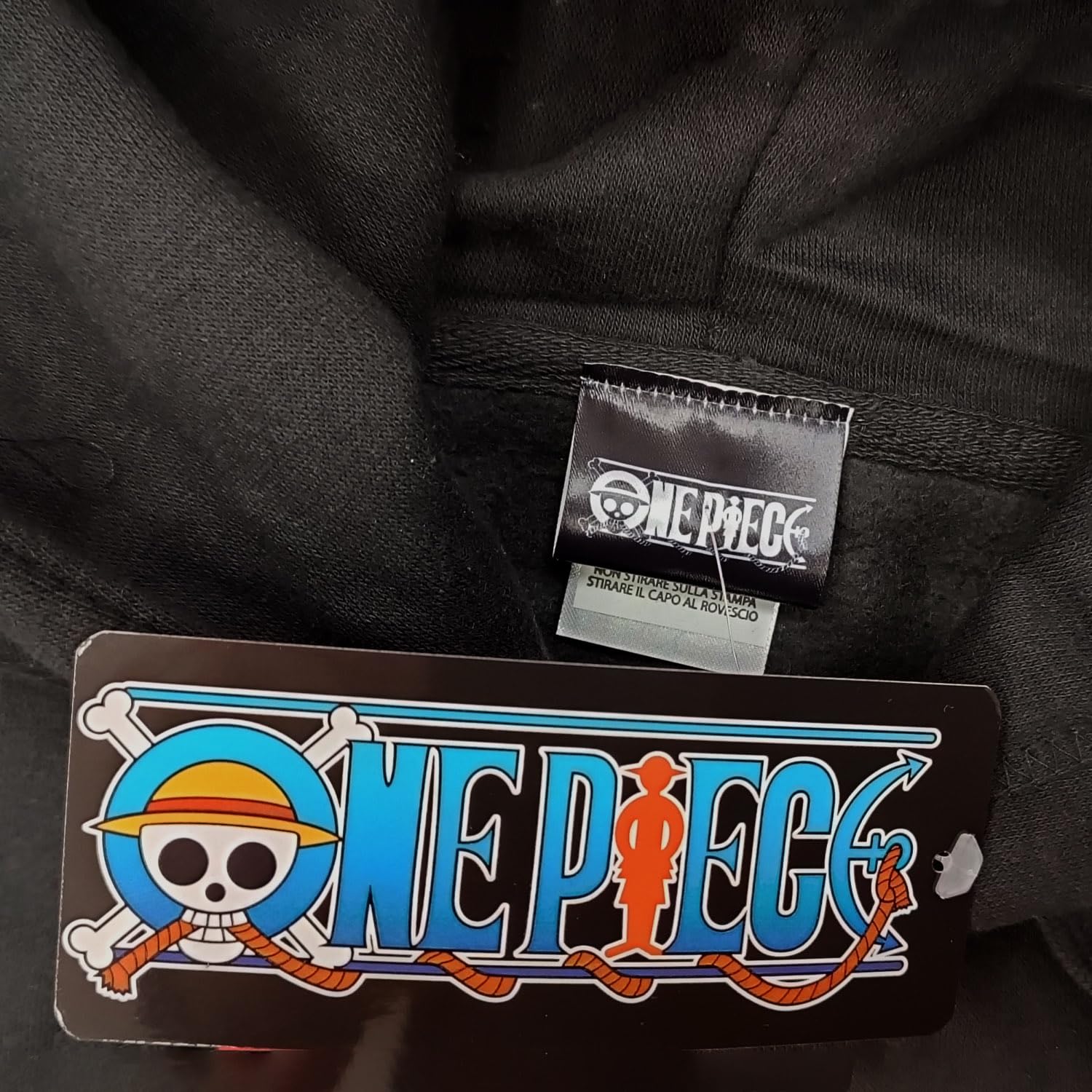 One Piece - Straw Hat Crew. Sudadera con capucha unisex de algodón. Ajuste regular para adulto y niño