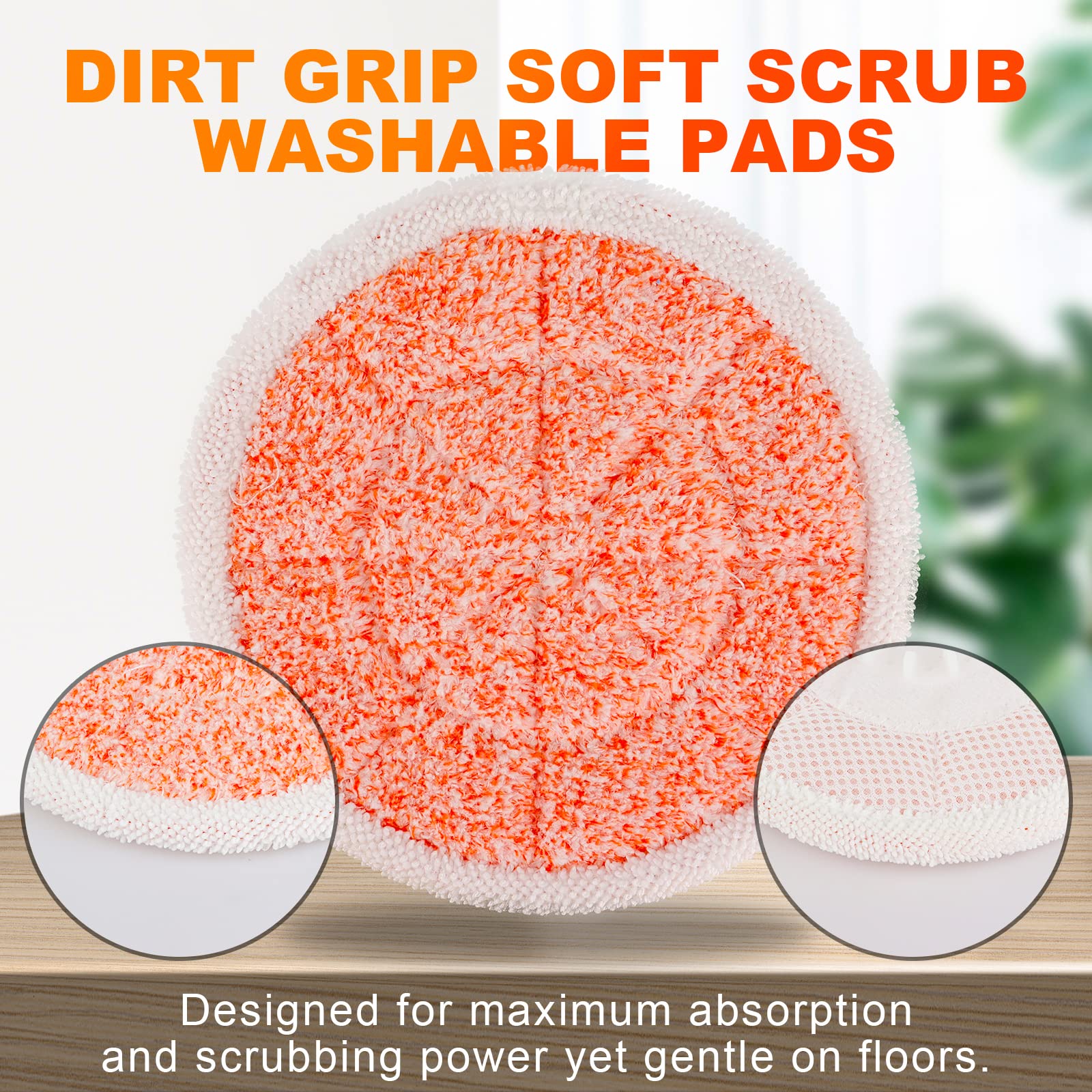 Panni Di Ricambio Per Pulitore A Vapore - 4 Pezzi - Microfibra Lavabile - Compatibile Con Karcher E Altri Modelli - Foto 6