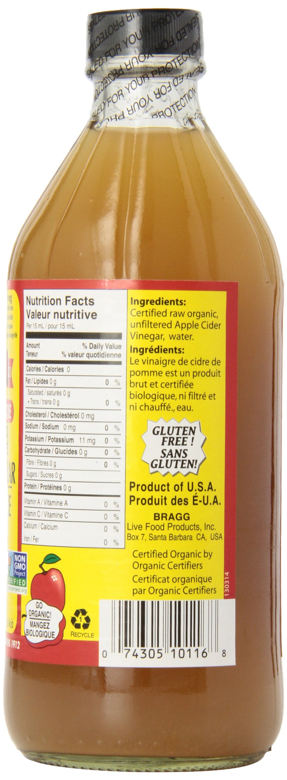 Bragg Live Food Organic Apple Cider Vinegar, 473 ml — view 2