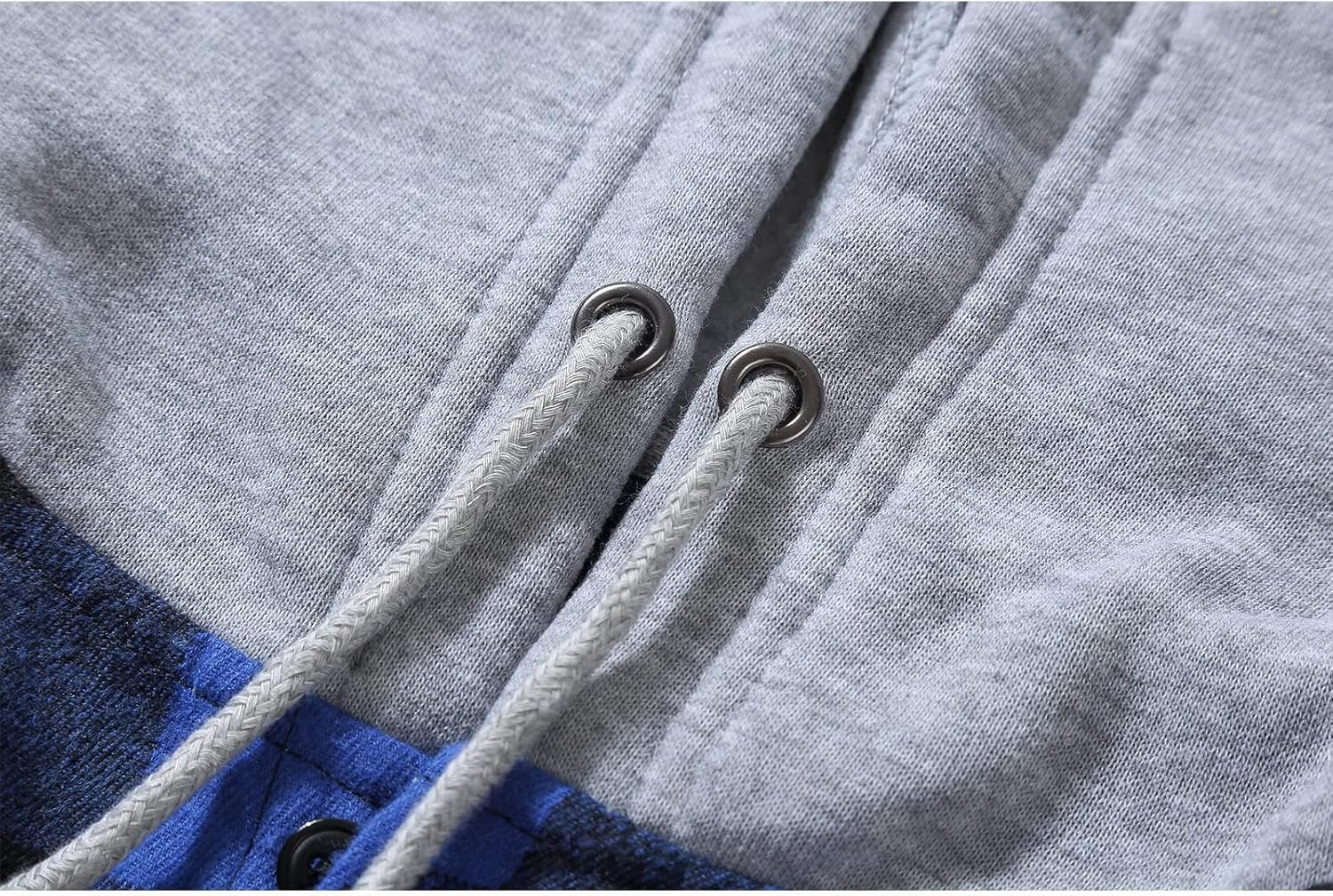 ZITY Men's Flannel Hoodie Shirts Casual Button Down Plaid Shirt Jackets for Men Long Sleeve Stylish Hooded with Pocket - Image 5