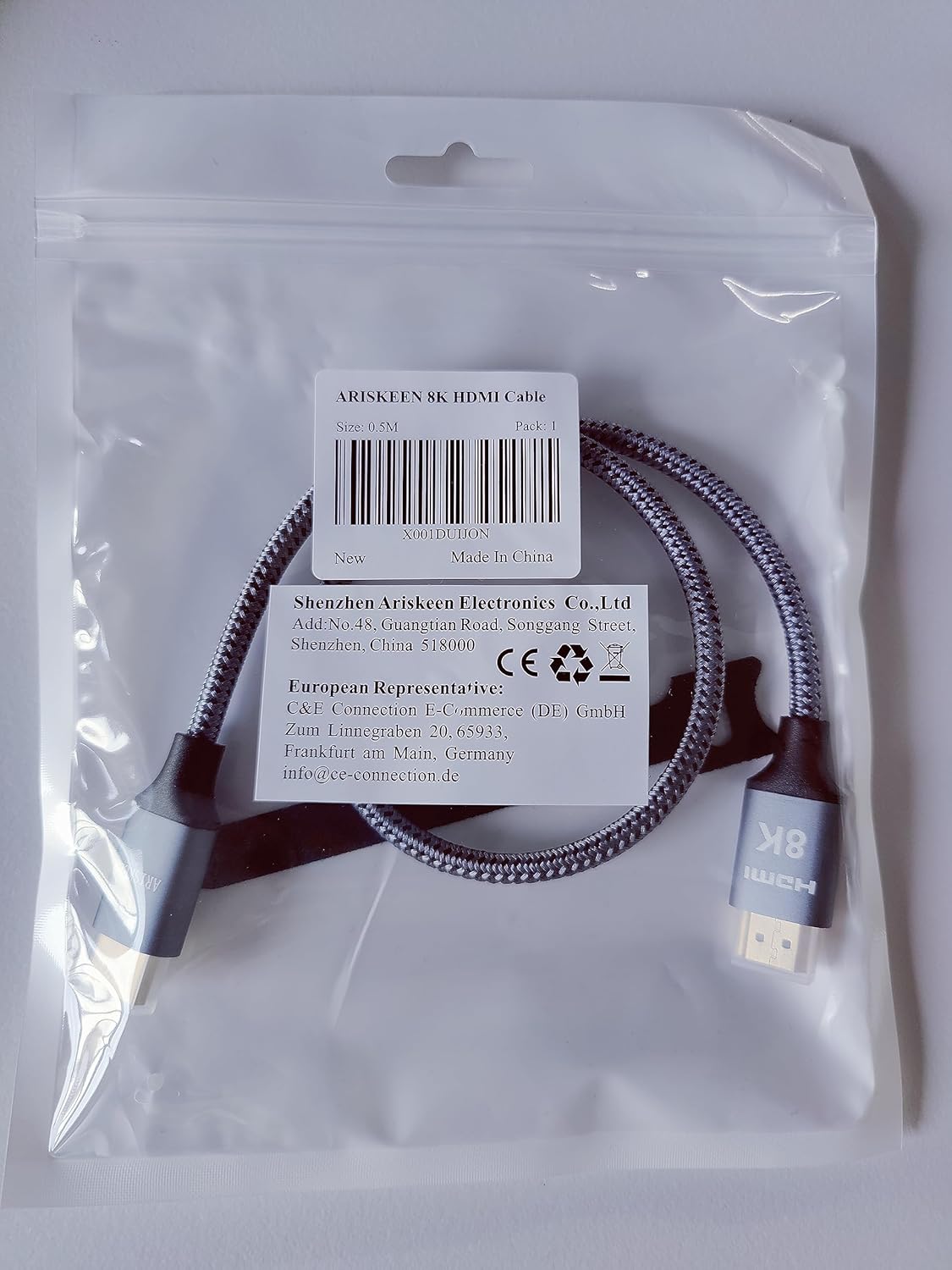 ARISKEEN 8K HDMI 2.1 Kabel 10M – Bild 8
