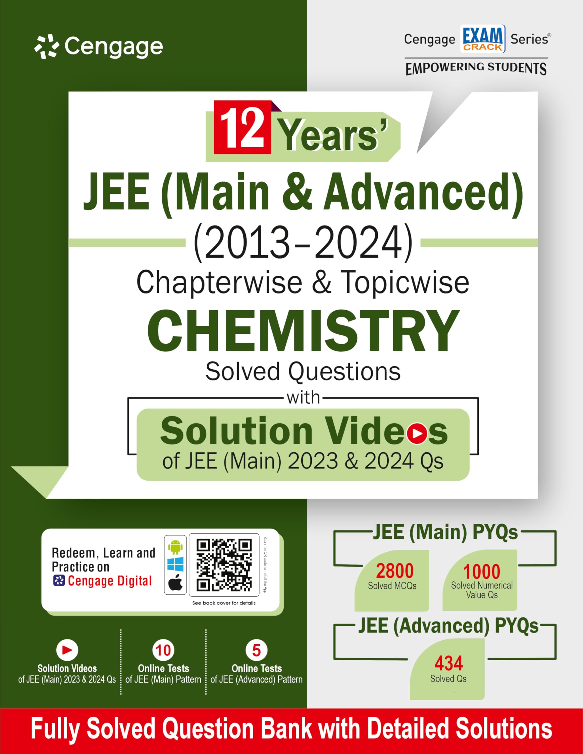 12 YRS' JEE (MAIN & ADV) (2013-24) CH-WISE T-WISE CHEM SOL Q