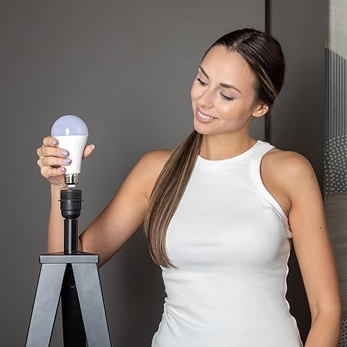 Miniatura 6 de Bombillas recargables  Paquete de 1  Bombilla de emergencia de larga duración con tapa de alimentación  Temperatura de color de 5000 K  850 lm (E26