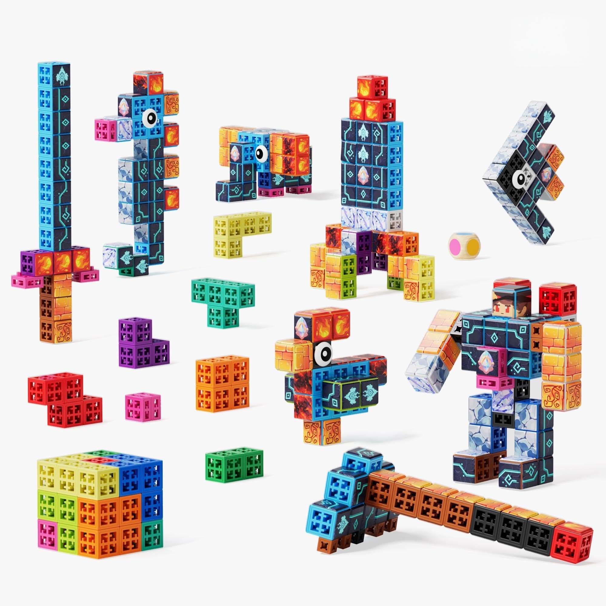 Spatial Soma Cube - Juego de 142 cubos temáticos para niños a partir de 5 años, juguete educativo STEM, material ABS seguro, niños y niñas en oferta en Amazon