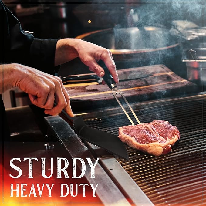 Espátula Premium de Hierro Fundido para Parrilla miniatura 8