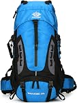 60L Travel Hiking Camping Backpack with Rain Cover,Backpack Water Resistant,Climbing Backpack for Men Women