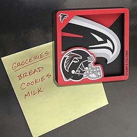 YouTheFan NFL Atlanta Falcons 3D Logo Series Magnets