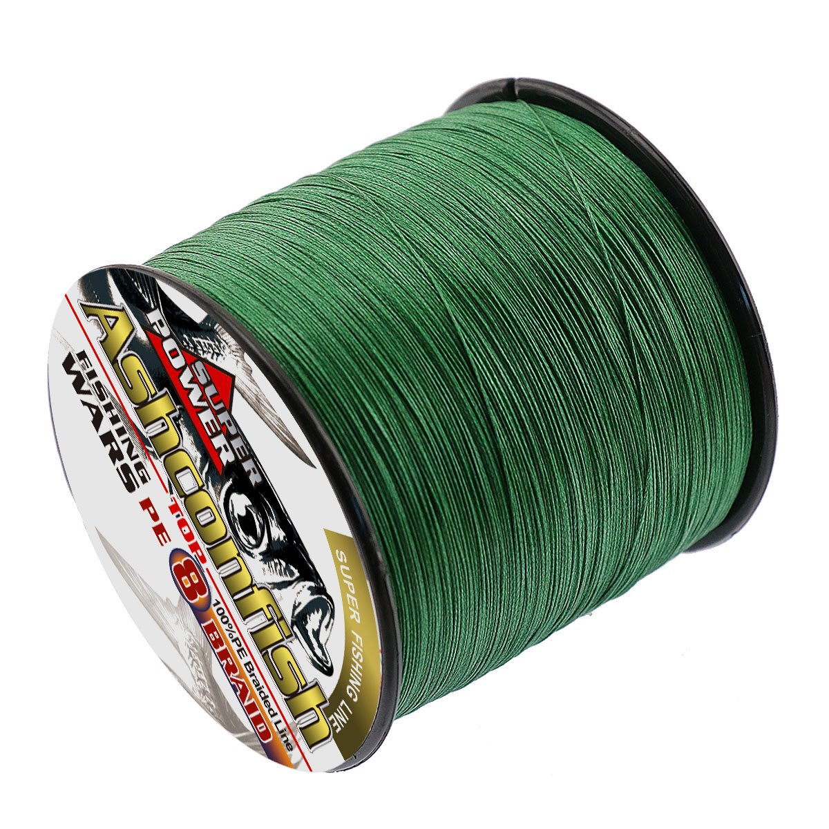 Ashconfish Braided Fishing Line-8 Strands Super Strong Fishing Wire 2000M/2187Yards-Abrasion Resistant Braided Lines-Incredible Superline-Zero Stretch-Superfine Diameter