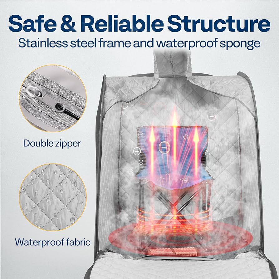 Amazon.com : VIVOHOME Portable Personal Steam Sauna Spa with