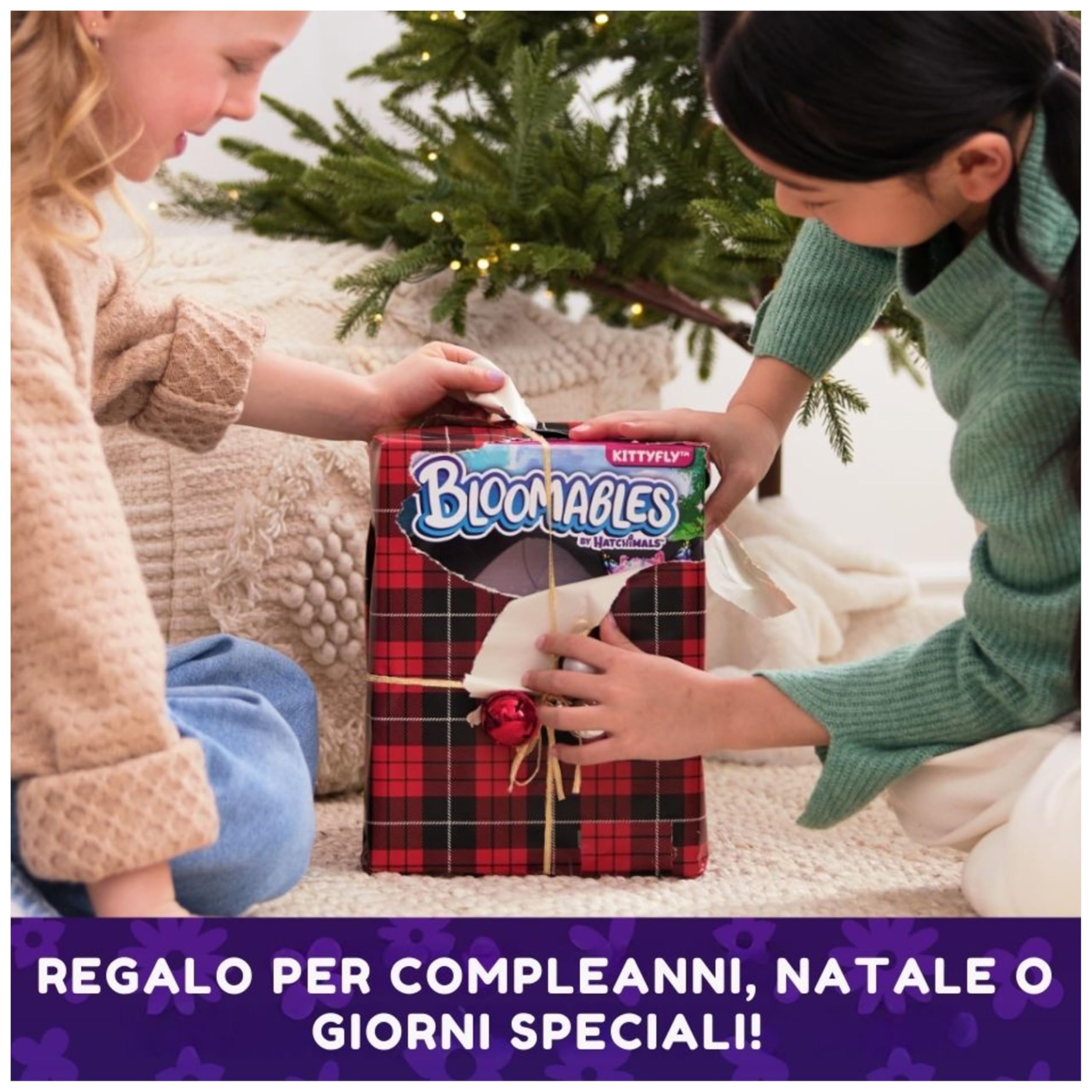 BLOOMABLES, Peluche Interattivo, Fiore che Sboccia e si Trasforma, Trasformazione Ripetibile, Oltre 100 Suoni e Reazioni (Modelli Assortiti) | Giocattolo per Bambine e Bambini dai 4 anni in su
