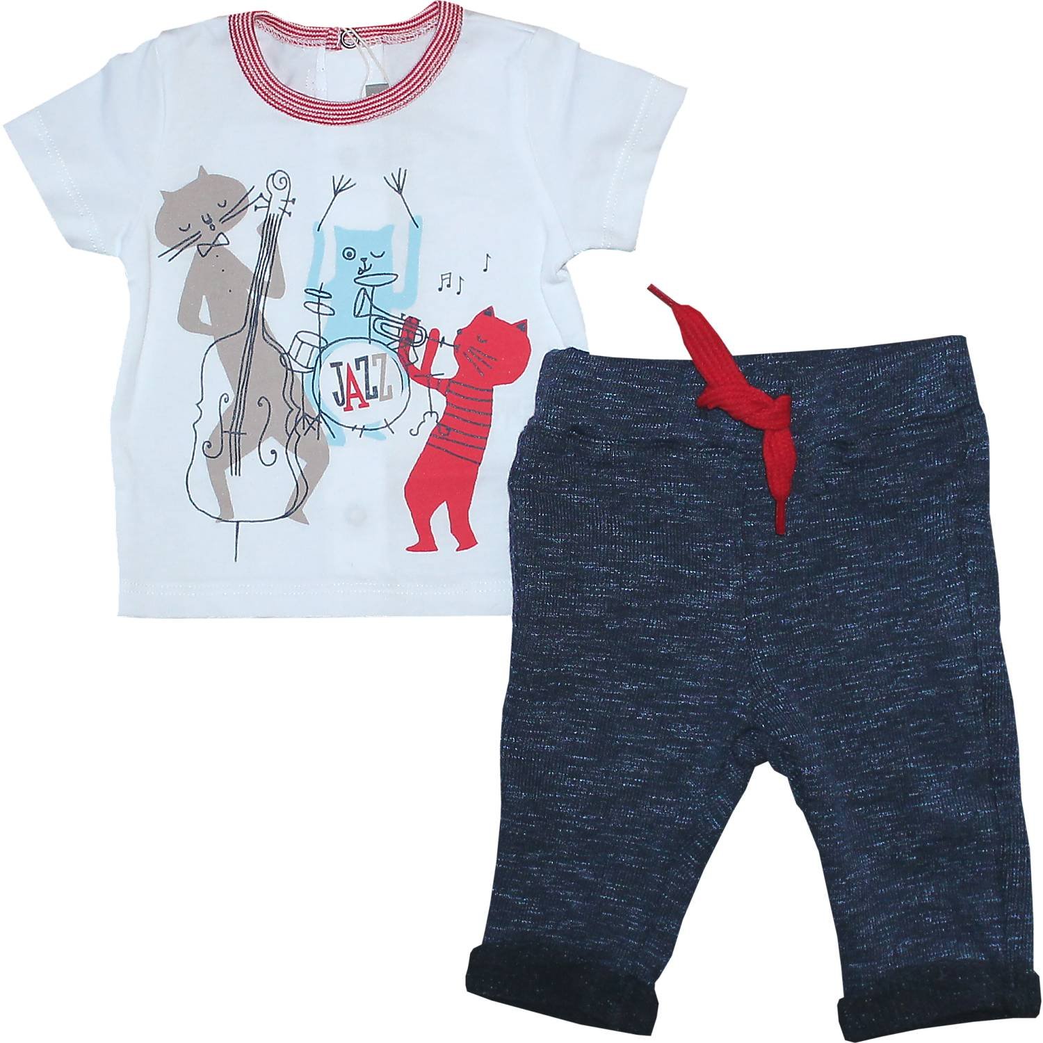 Catimini Boys Ensemble T-Shirt und Hose-98 - Kindermode : Baby - Jungen