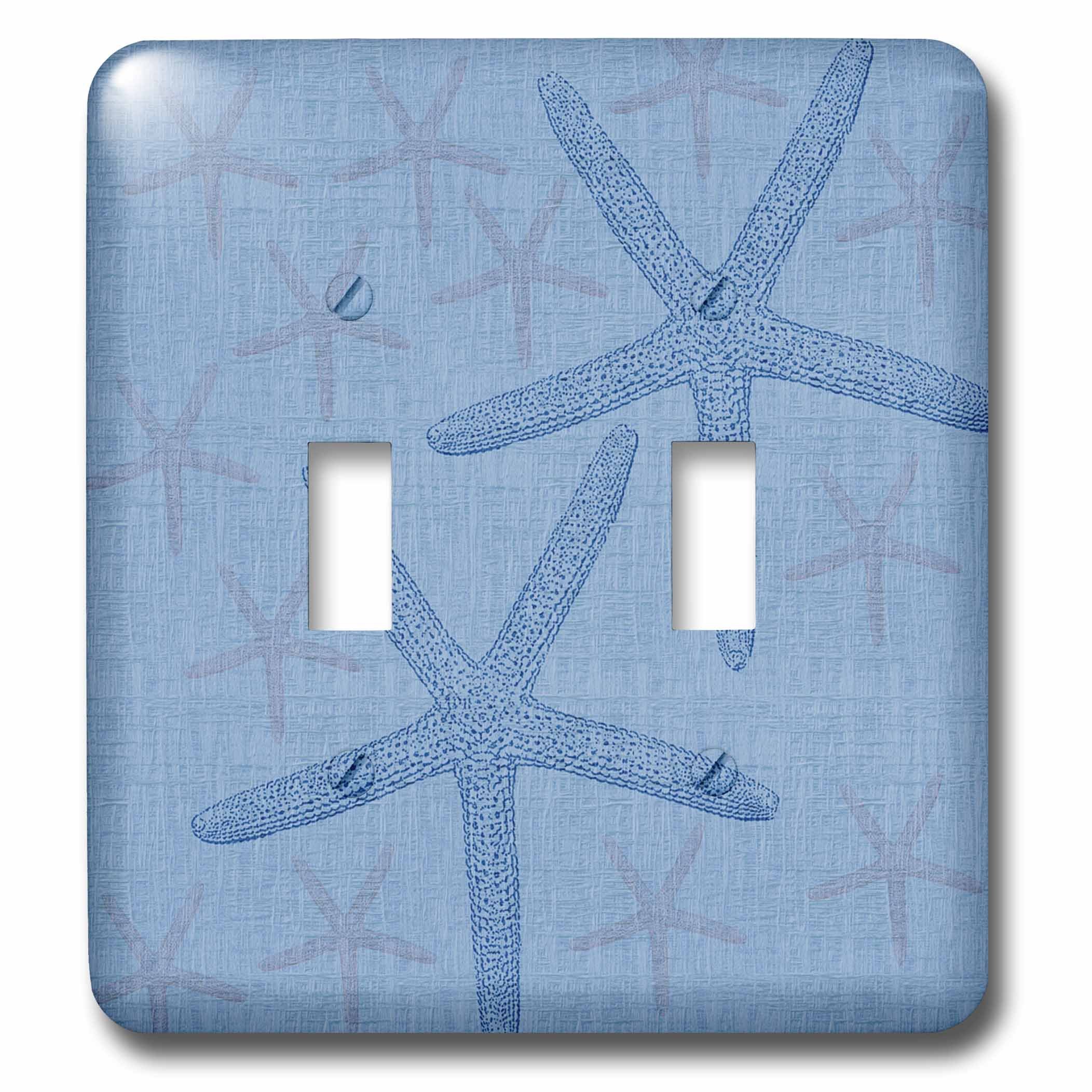 Interrupteur double plage et ocean bleu pour decoration de salon