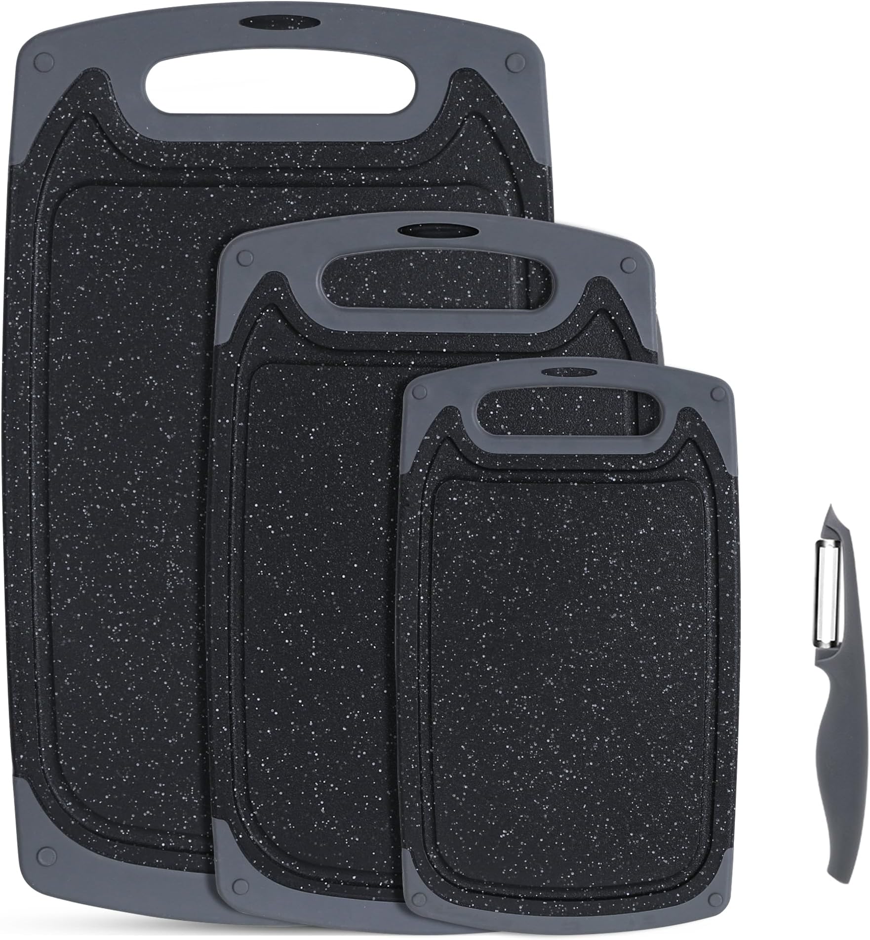 PARPAT Titan Schneidebrett Doppelseitig - BPA-frei, Messerschonend & Hygienisch Für Fleisch & Gemüse