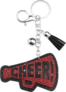 Popfizzy Rhinestone Keychains for Women and Girls, Bling Bag Charm, Backpack Charms, Sparkle Purse Charm, Best Gift for Women