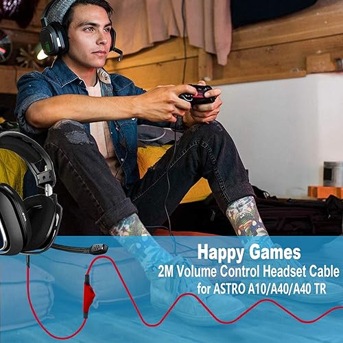 Miniatura 2 de Cable de repuesto para control de volumen Astro A40, cable de audio para auriculares Astro A40TRA40A10, Xbox one, controlador PS4, PC, la mayoría de