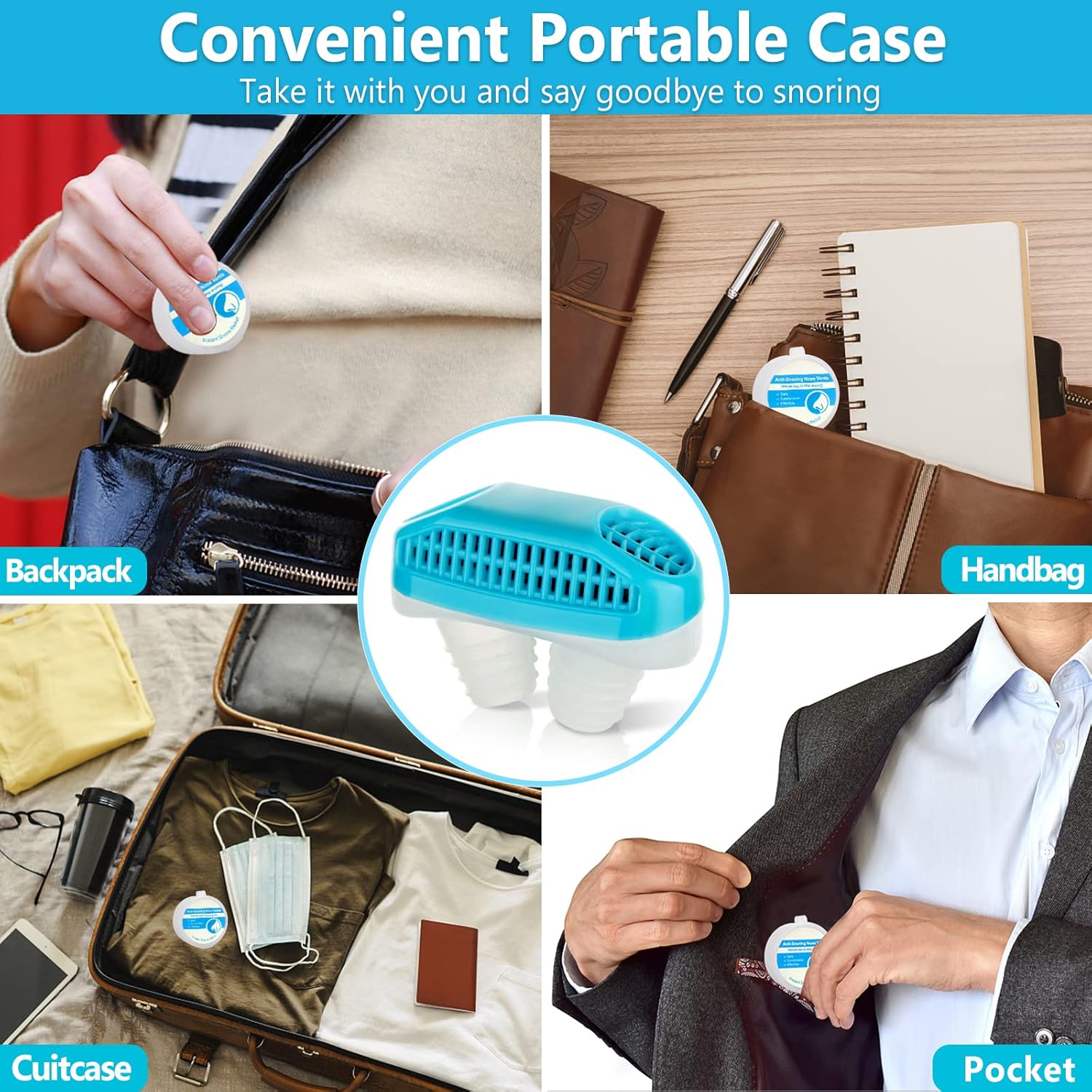 Anti Snoring Devices Snoring Solution Stop Snoring Ideal for CPAP Users to Relieve Breathing Snoring Aid for Women Men Nasal Dilator Comfortable Nasal to Reliev Anti Snore for Better Sleep Stopper : Health & Household