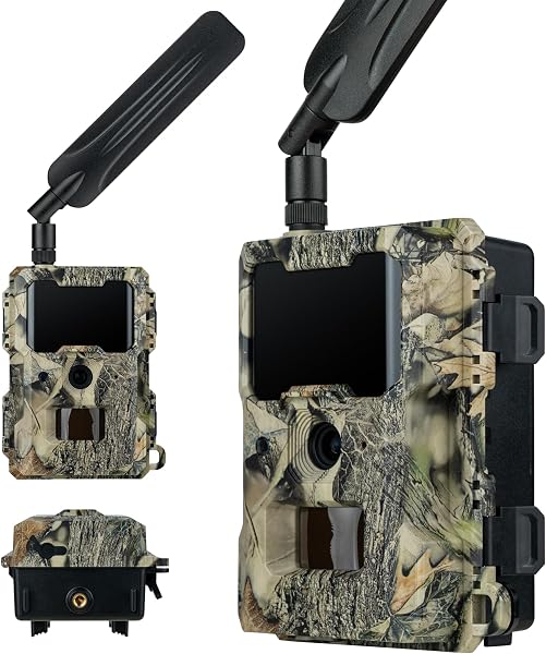 DÖRR Cloud Mini 4G/LTE Wildkamera, Überwachungskamera, Simlockfrei, iOS/Android/Web App, 4G Bild-& Videoversand, 12MP Bilder, Full HD1080P Videos, Infrarotblitz, Fotofalle, Jagdkamera, Bewegungsmelder - 5