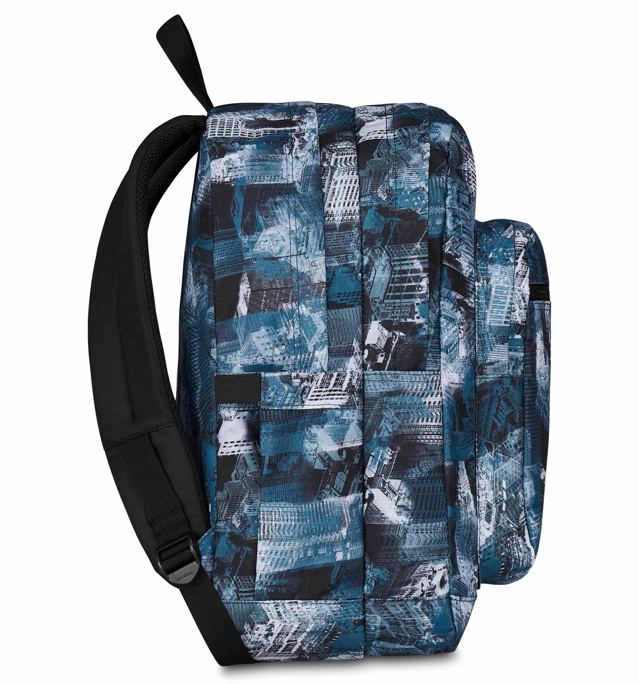 Invicta Zaino Scuola Jelek, Blu, Doppio Scomparto Con Tasca per PC e Tasca per Borraccia, 34 lt, Scuola Media e Superiore, Zaino Ragazzo