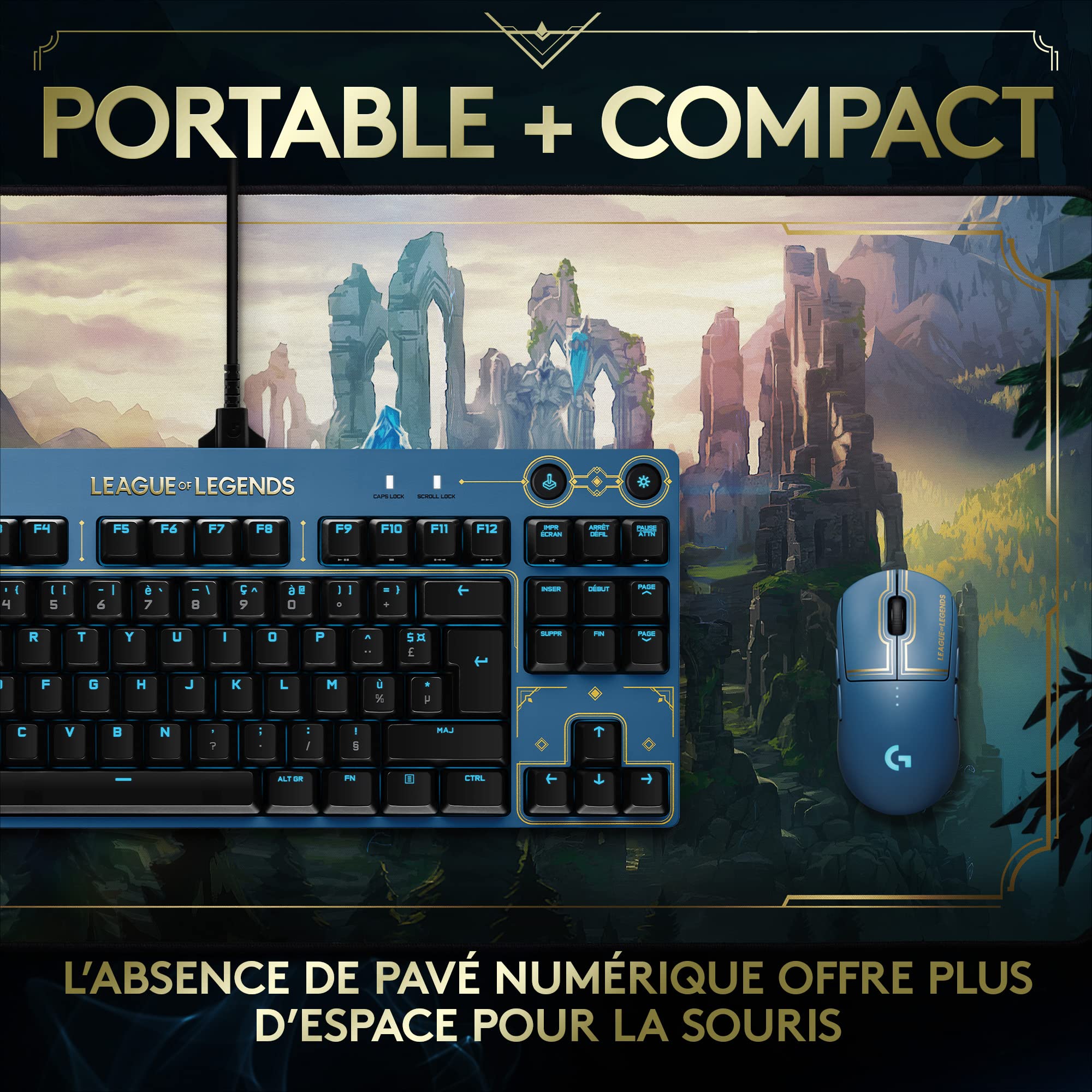 G Pro Clavier mécanique LOL LOL-WAVE2 Pan Nordique