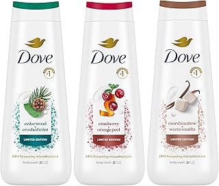 Dove Gel de baño 3 unidades mixto para piel r...