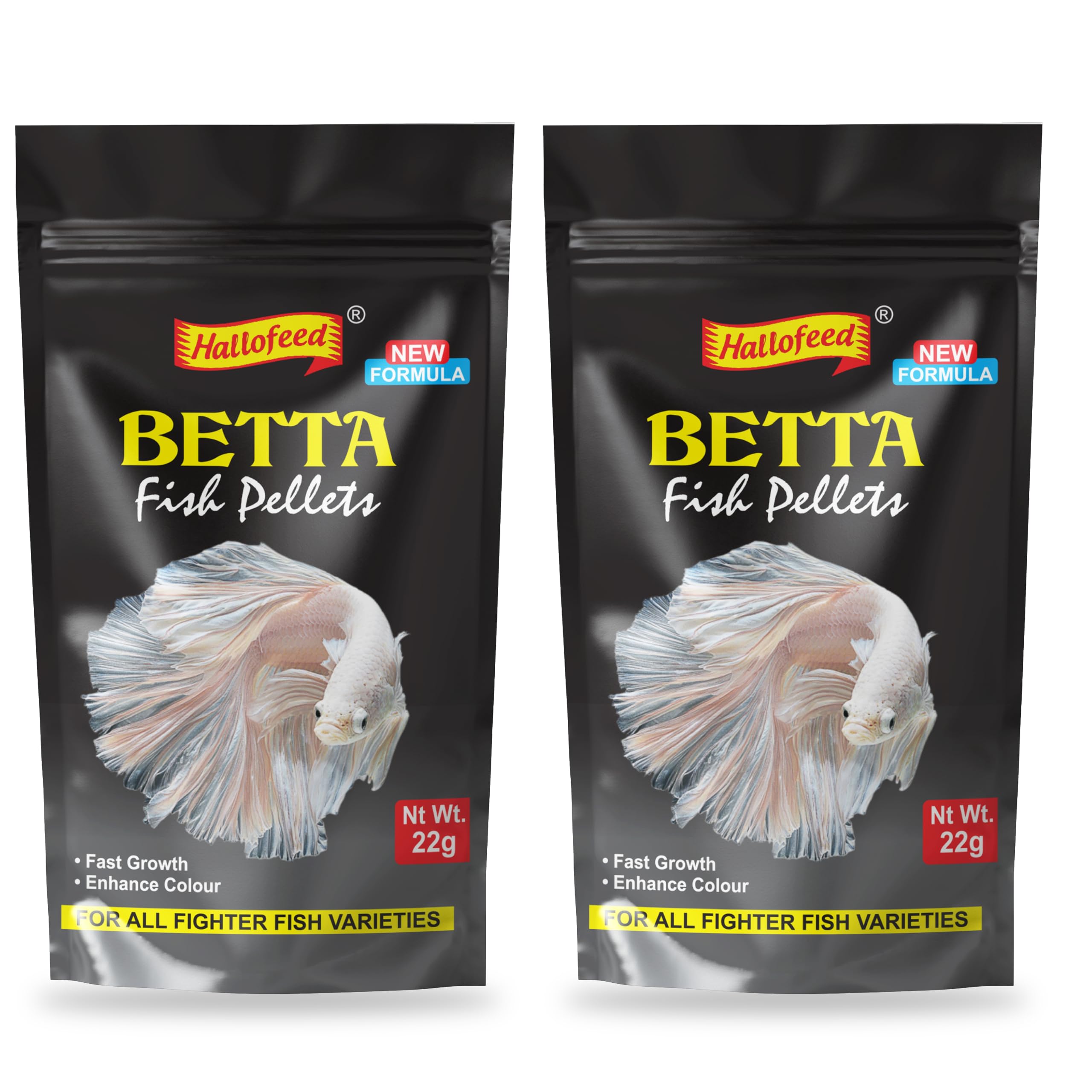 Hallofeed Betta Fish Food, 22 gm Pack of 2 (Sinking Formula) (B0D6VR156W) Amazon Price History, Amazon Price Tracker