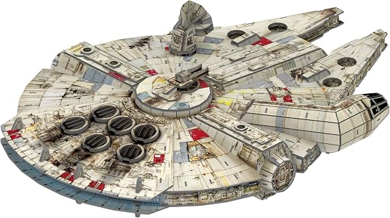 4D Cityscape Star Wars 3D Paper Model Kits (Millennium Falcon)