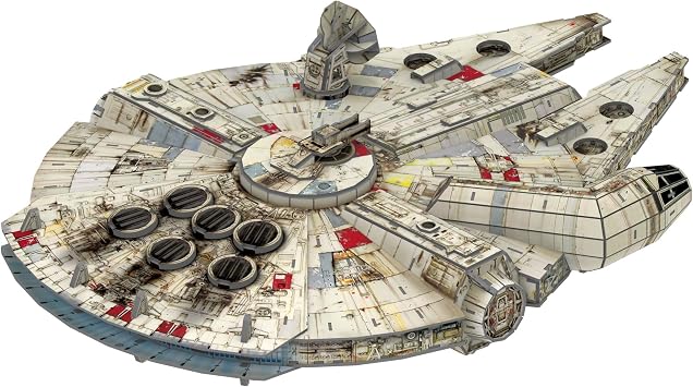 4D Cityscape Star Wars 3D Paper Model Kits (Millennium Falcon)