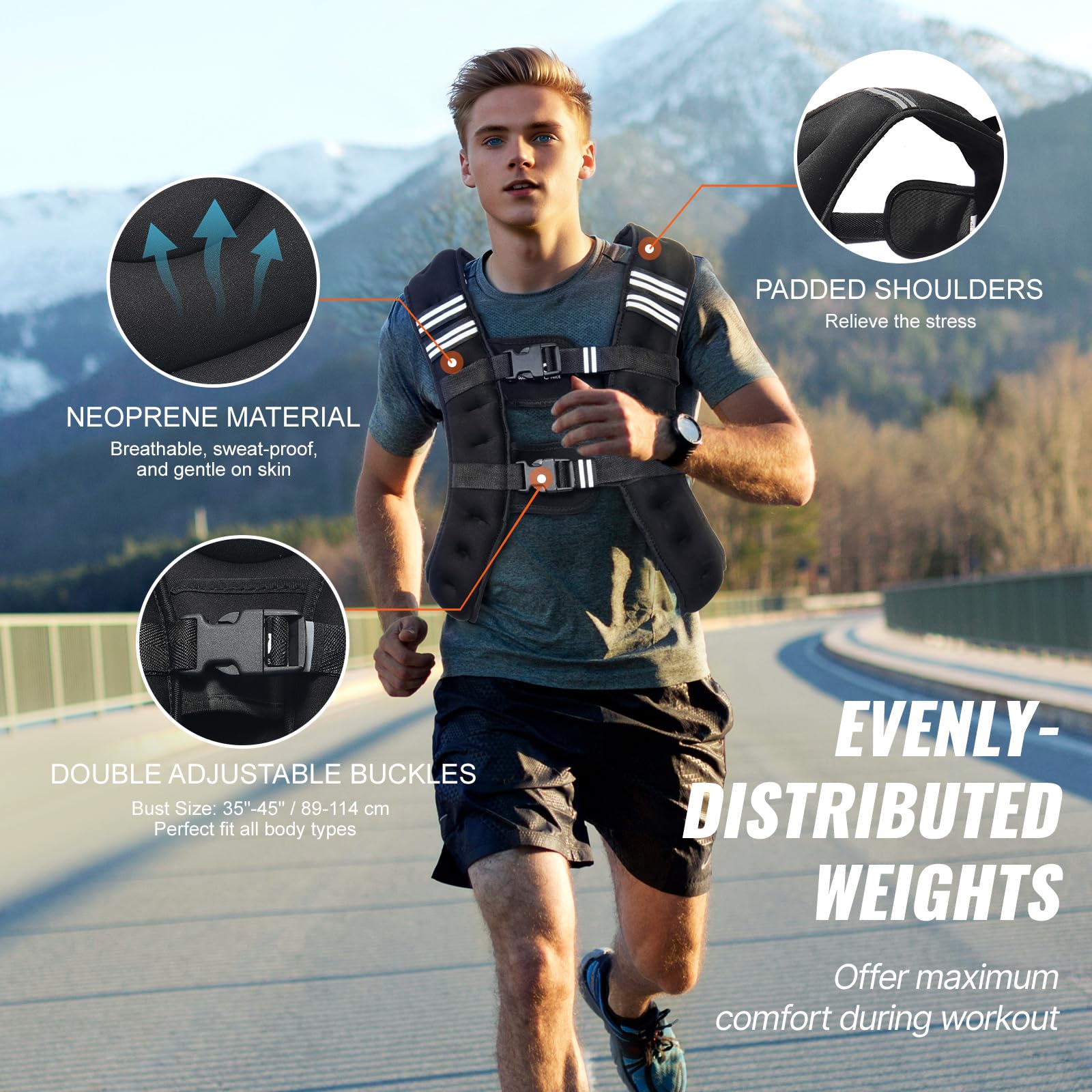 Maglia Attillata Palestra Uomo Body Da Ginnastica Uomo The Zone - Foto 8