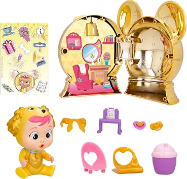 Cry Babies Magic Tears Disney Edition | Collectable Mini Cry Baby Surprise Doll with Real Tears and Accessories | Doll for Children +3 Years Old