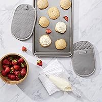 Vista 6 de KitchenAid Albany - Juego de toallas de cocina y soporte para ollas (paquete de 4)