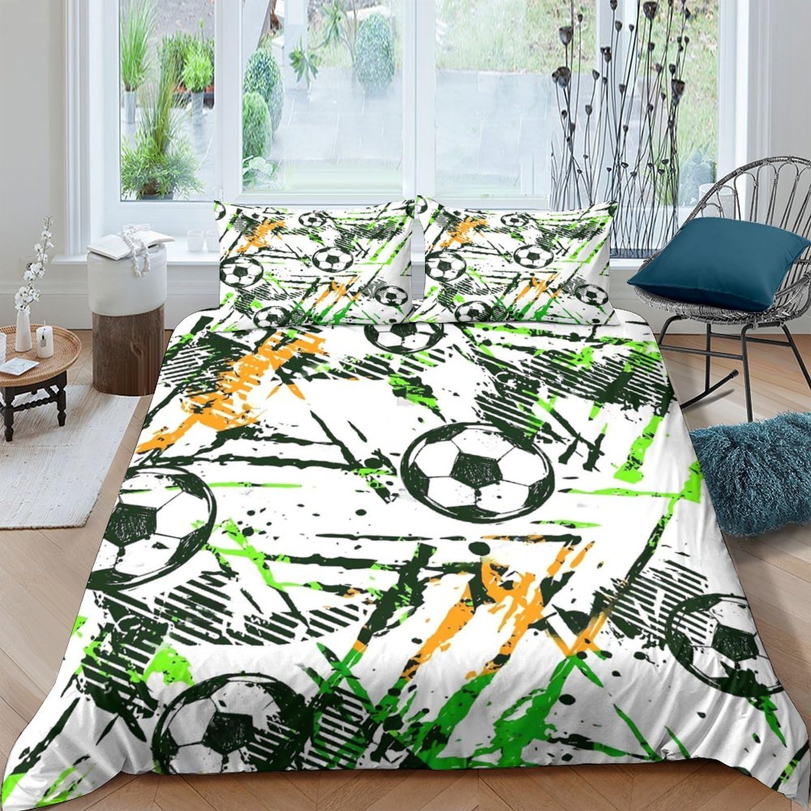 GPLZQXKJNH Galaxy Starry Sky Duvet Cover Set 3D Printed Microfiber Bedding with Hidden Zipper and Fixing Ties for Bedroom Decor Single（135x200cm）