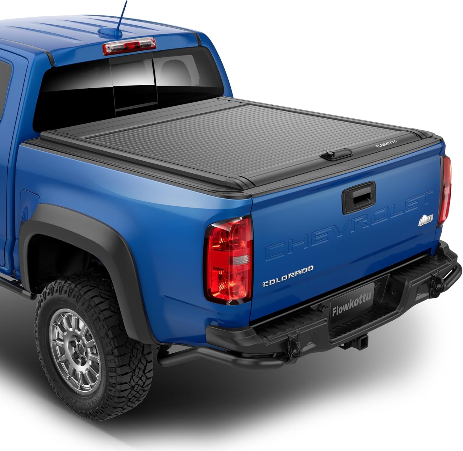 Flowkottu Retractable Hard Tonneau Cover Fits Chevy Colorado & GMC Canyon 2023-2026 5.2 Ft Truck Bed (2023-2025, 5 FT)