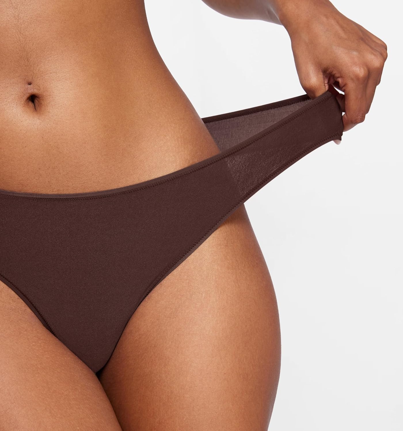 Magneticfit Thongs for Women Stretch Sexy Underwear Comfort Tagless Thong Low Rise Breathable Panties 3 Pack - Image 4