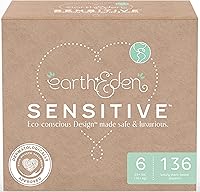 Vista 7 de Earth & Eden Sensitive Pañales ecológicos e hipoalergénicos Talla 1 176